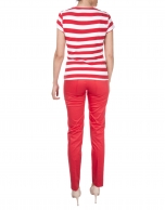 Red striped t-shirt