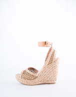 Natural braided raffia Marsella sandals 