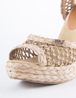 Natural braided raffia Marsella sandals 