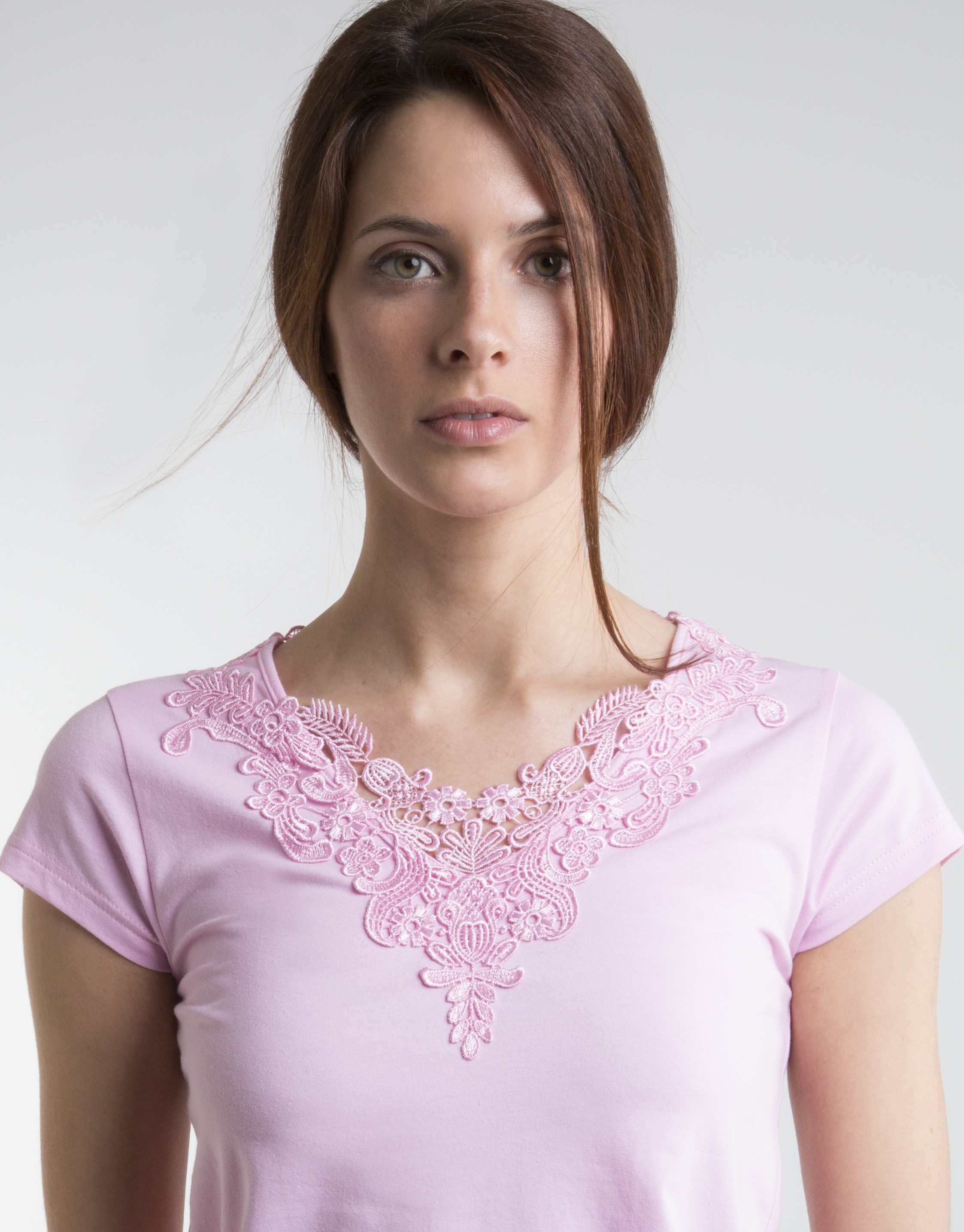 Pink crocheted top