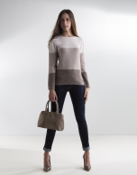 Brown degradé sweater