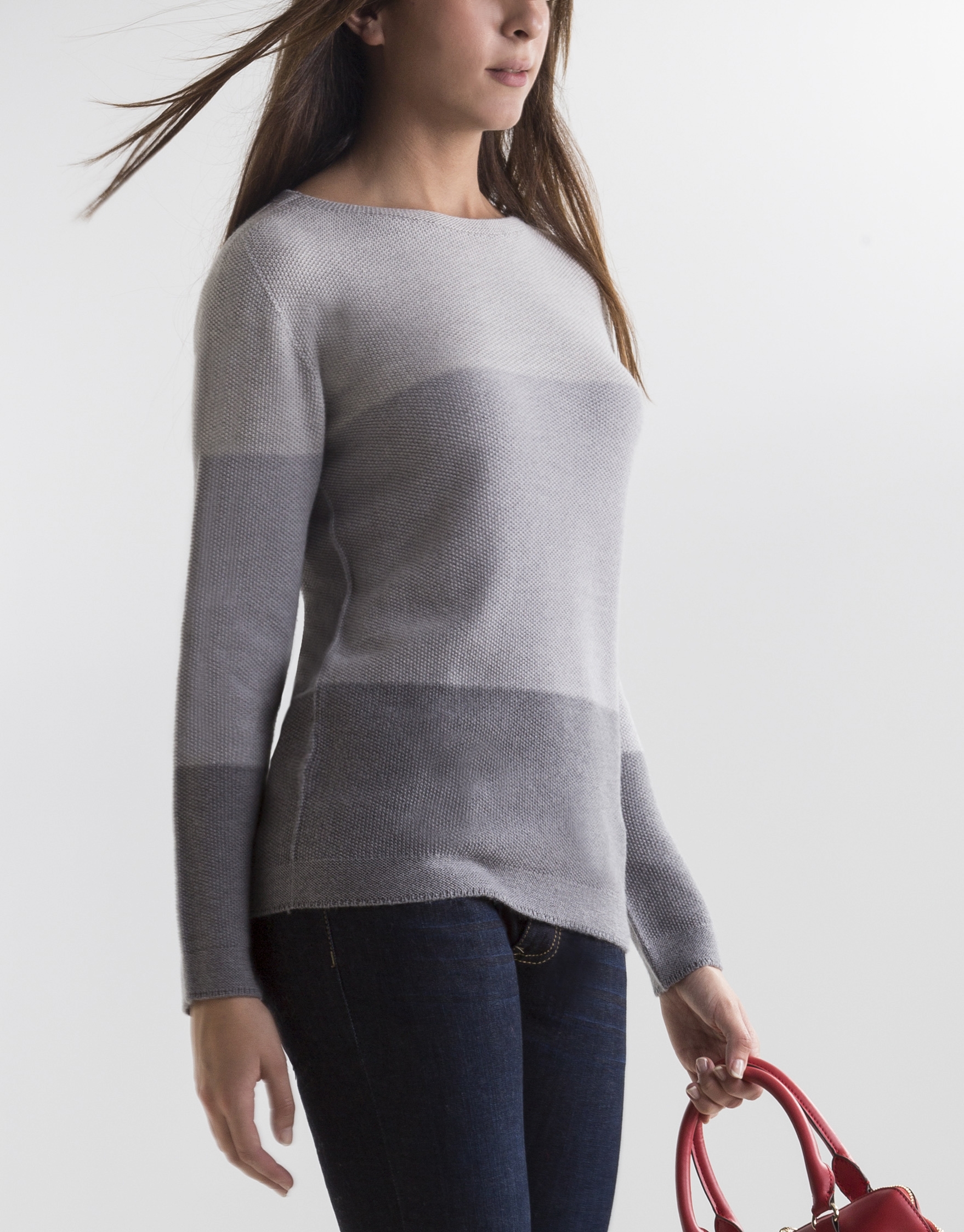 Grey degradé sweater