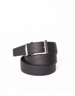 Reversible black dressy belt