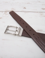 Reversible dress belt brown/black