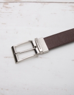 Reversible dress belt brown/black