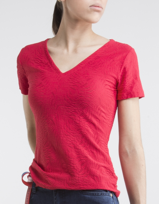 pico roja - Camisetas - | Roberto Verino