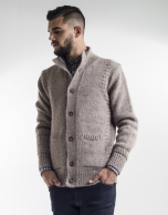 Taupe tapered jacket 