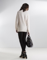 Beige turtle neck sweater