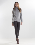 Grey turtle neck sweater