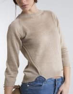 Camel knit sweater