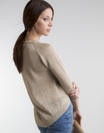 Camel knit sweater