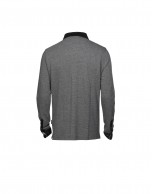 Polo negro gris melange