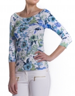 Camiseta estampada floral