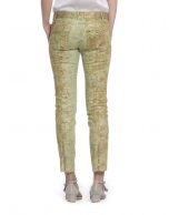 Stretch pants print animal