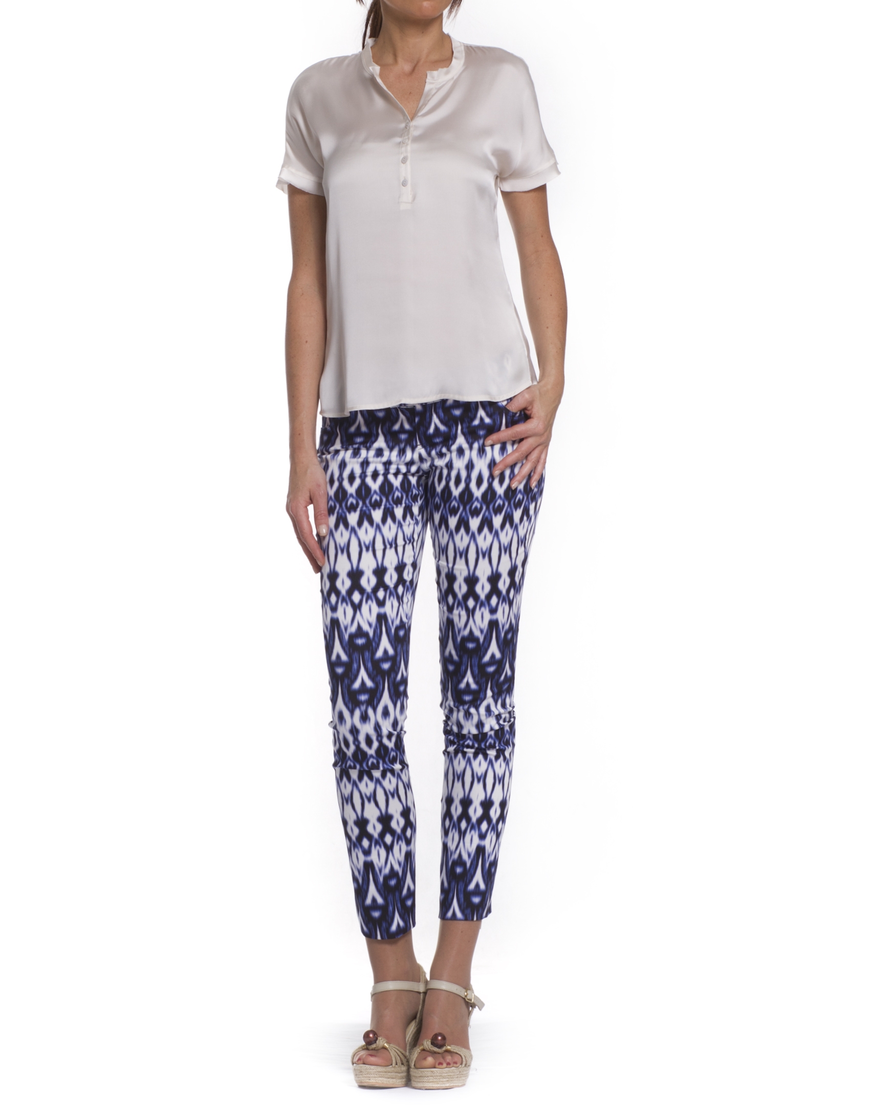 Pants geometric print 