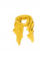 Foulard amarillo flecos