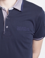 Embroidered polo shirt 