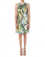 Tropical print dress