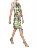 Tropical print dress