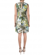 Tropical print dress