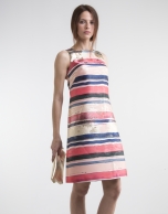 Pink striped dress