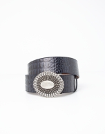 Belt with decorative buckle 