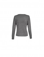 Jersey gris cuello redondo