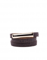 Purple snakeskin belt 