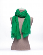 Plain green scarf 