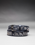 Black jacquard belt 