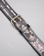 Black jacquard belt 