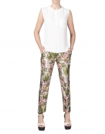 Floral print pants