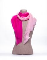  Bicolor pink scarf 