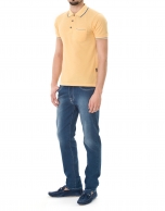 Mango mélange piqué polo