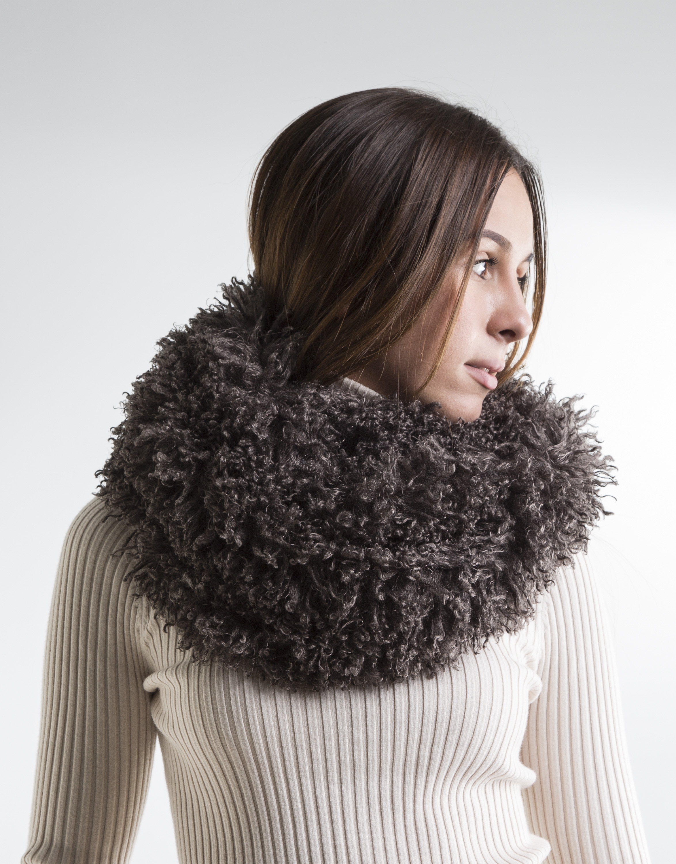 Grey cowl 