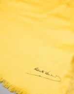 Plain mustard foulard 