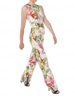 Parrot print jumpsuit