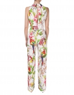 Parrot print jumpsuit