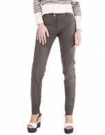 Brown zippered pants