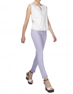 Lavender straight pants