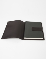 Brown leather notebook cover