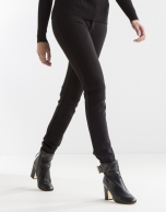 Elastic black pants