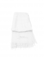 Foulard liso blanco