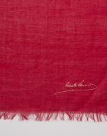 Foulard liso rojo