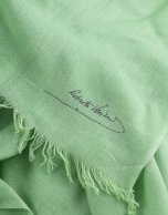 Foulard liso verde