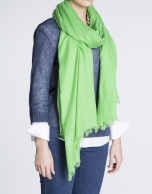 Foulard liso verde