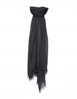 Foulard liso negro