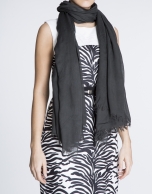 Foulard liso negro