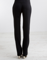 Black pants with wide waist