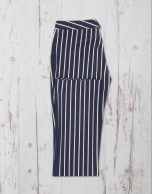 Navy blue/white striped pants